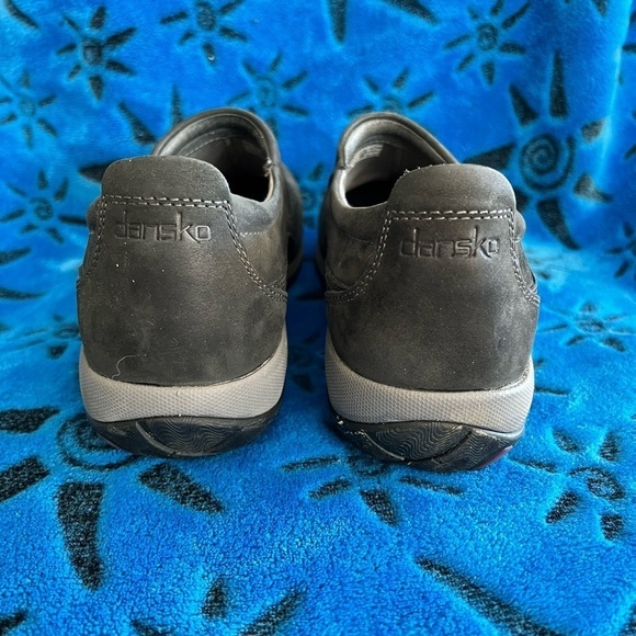 Dansko Patti Black Milled Nubuck Waterproof Clog Sneaker - Picture 3 of 7